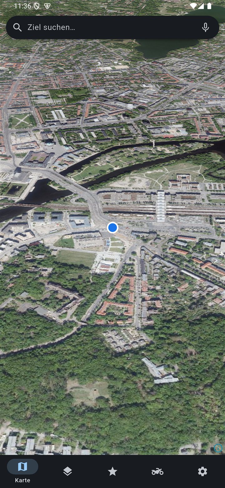 Satellitenansicht mit Luftbild